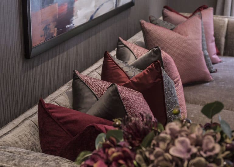 Luxurious cushion fabrics- affordable and indulgent