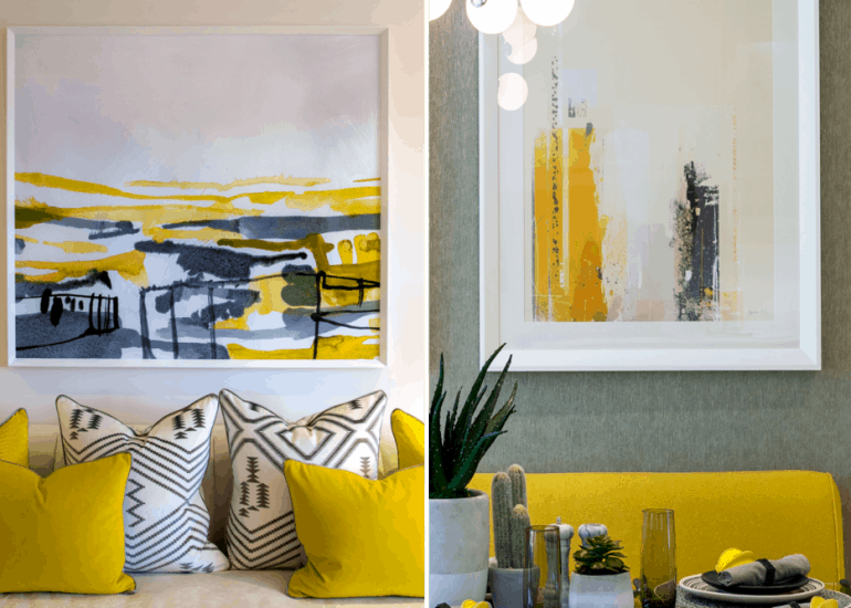 Bright new artwork creates a fresh visual impact in your interiors for the New Year